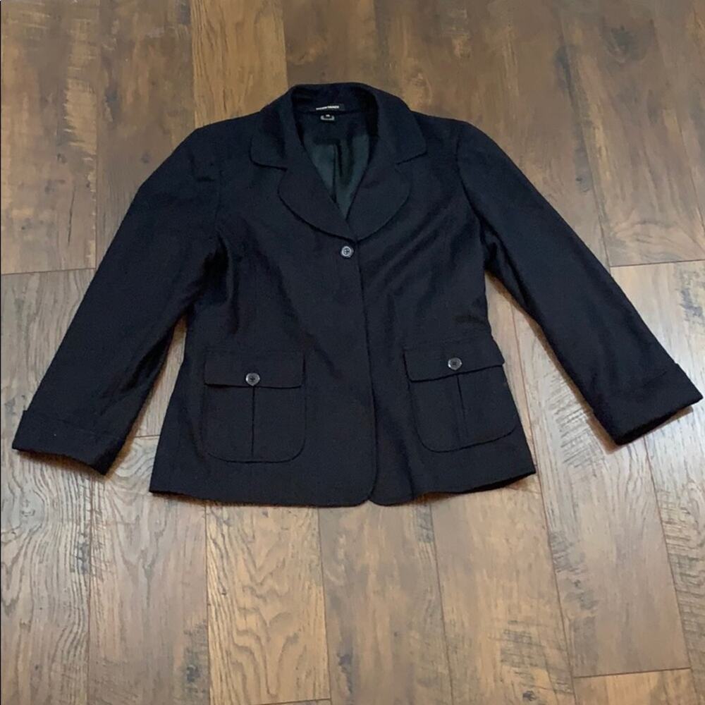 Ellen Tracy Black Wool Blazer